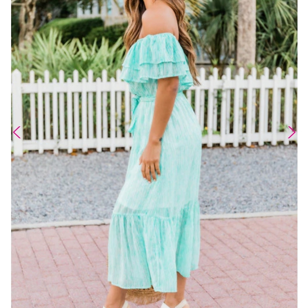 NEW Midi off the shoulder dress - Picture 2 of 2